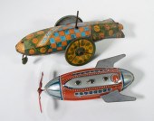 (2) VINTAGE TIN LITHO WIND-UP