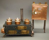 2 VINTAGE TOY STOVESTwo vintag