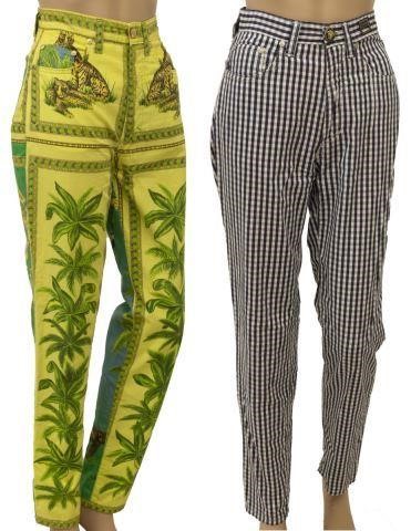 (2) VINTAGE VERSACE COUTURE