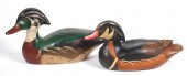 (2) VINTAGE WOOD DUCK DECOYSTw