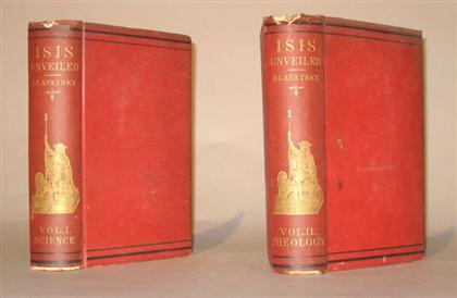 2 vols.  Blavatsky, H.P. Isis