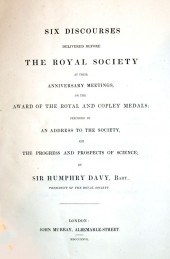 2 vols.  Davy, Sir Humphrey: E