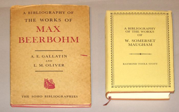 2 vols.  Descriptive Bibliography -