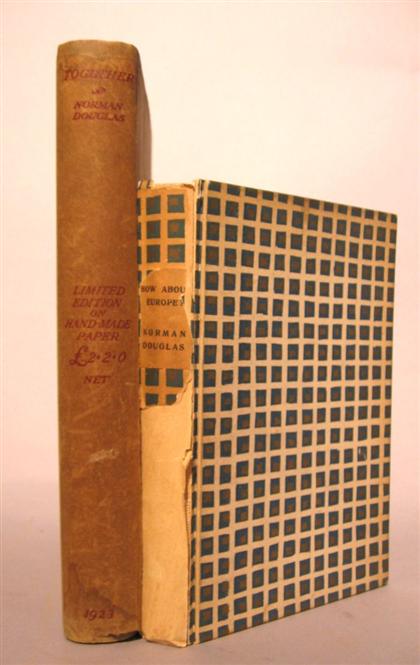 2 vols.  Douglas, Norman: Together.