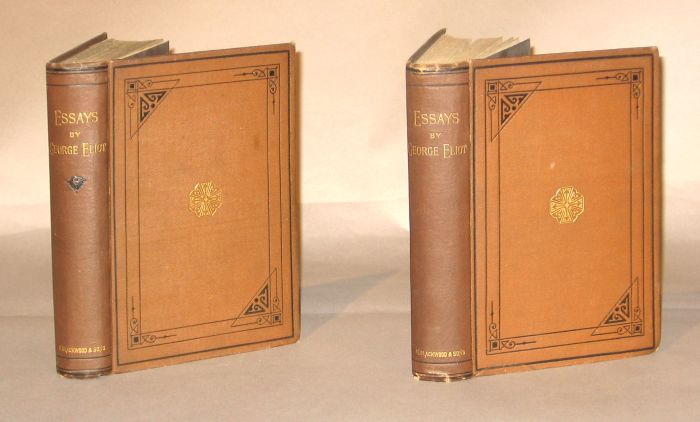 2 vols.  Eliot, George. Essays