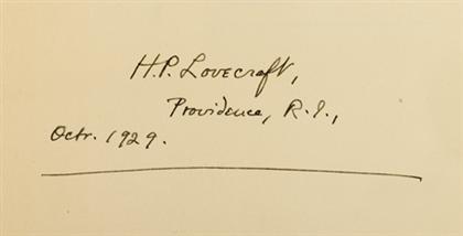 2 vols.  (H.P. Lovecraft.) Allen,