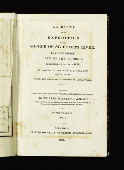 2 vols.  Keating, William H.