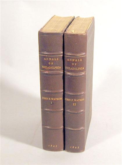 2 vols.  Watson, John F. Annals