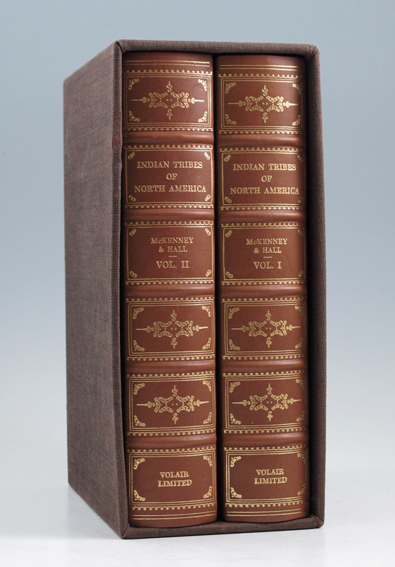 2 VOLUMES MCKENNEY & HALL INDIAN