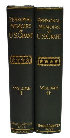 (2) VOLUMES "PERSONAL MEMOIRS OF