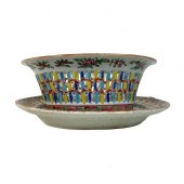 2 VTG CHINESE BASKET ROSE MEDA