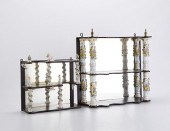 2 WALL MOUNT SHELVES W/ GERMAN