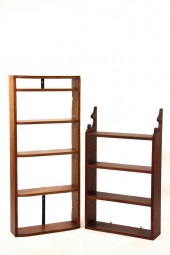 (2) WALL SHELVES - Two 19th c