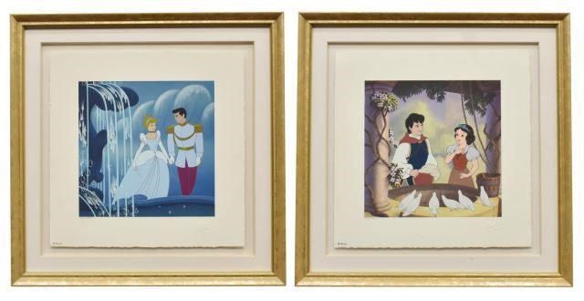 (2) WALT DISNEY SNOW WHITE &