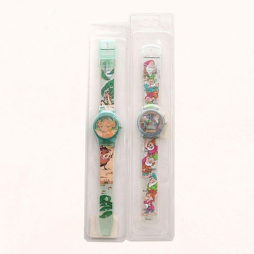 2 WALT DISNEY WATCHES, LION KING
