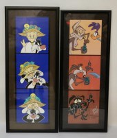 2 WARNER BROS. L.E. LITHOGRAPH