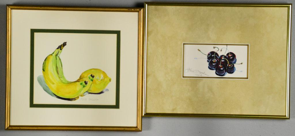 (2) Watercolors by John