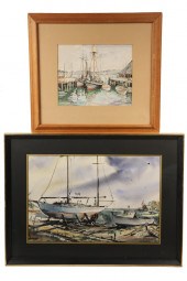 (2) WATERCOLORS - Including: '