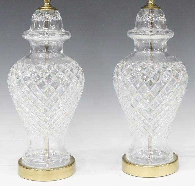 (2) WATERFORD 'ALANA' CUT CRYSTAL