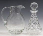 (2) WATERFORD ALANA DECANTER &