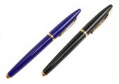 2 WATERMAN CARENE 18K GOLD MED