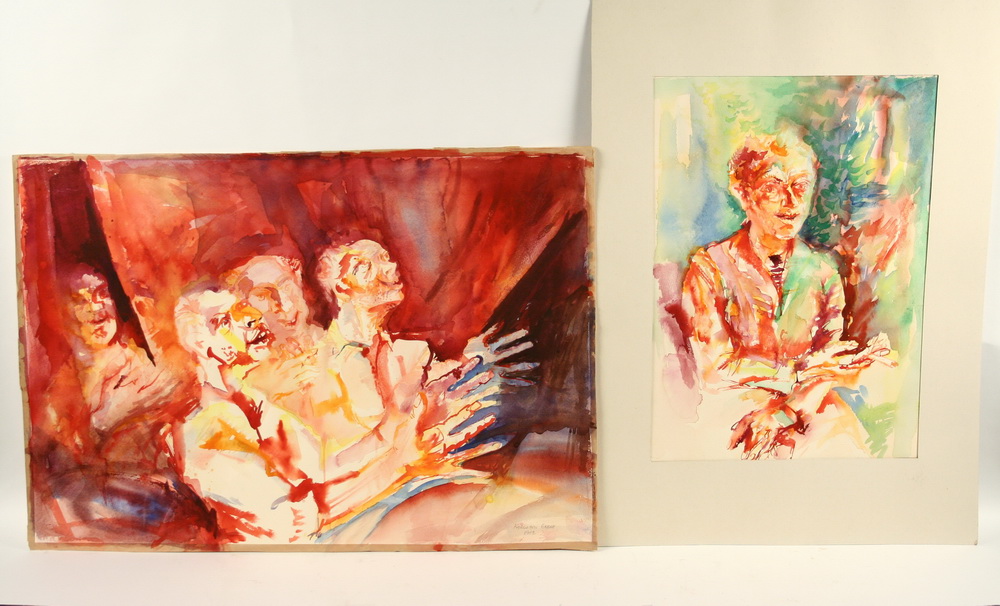 (2) W/C's - Portrait of a Man and