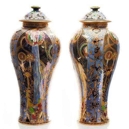 2 WEDGWOOD FAIRYLAND LUSTRE