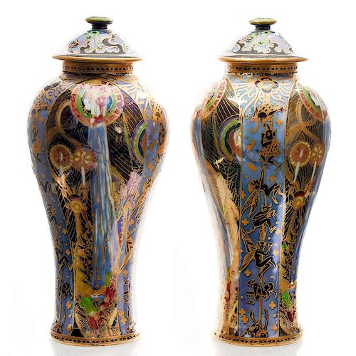 2 WEDGWOOD FAIRYLAND LUSTRE