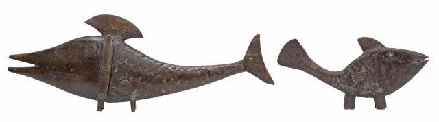 (2) WEST AFRICAN BENIN BRONZE