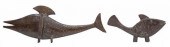 (2) WEST AFRICAN BENIN BRONZE