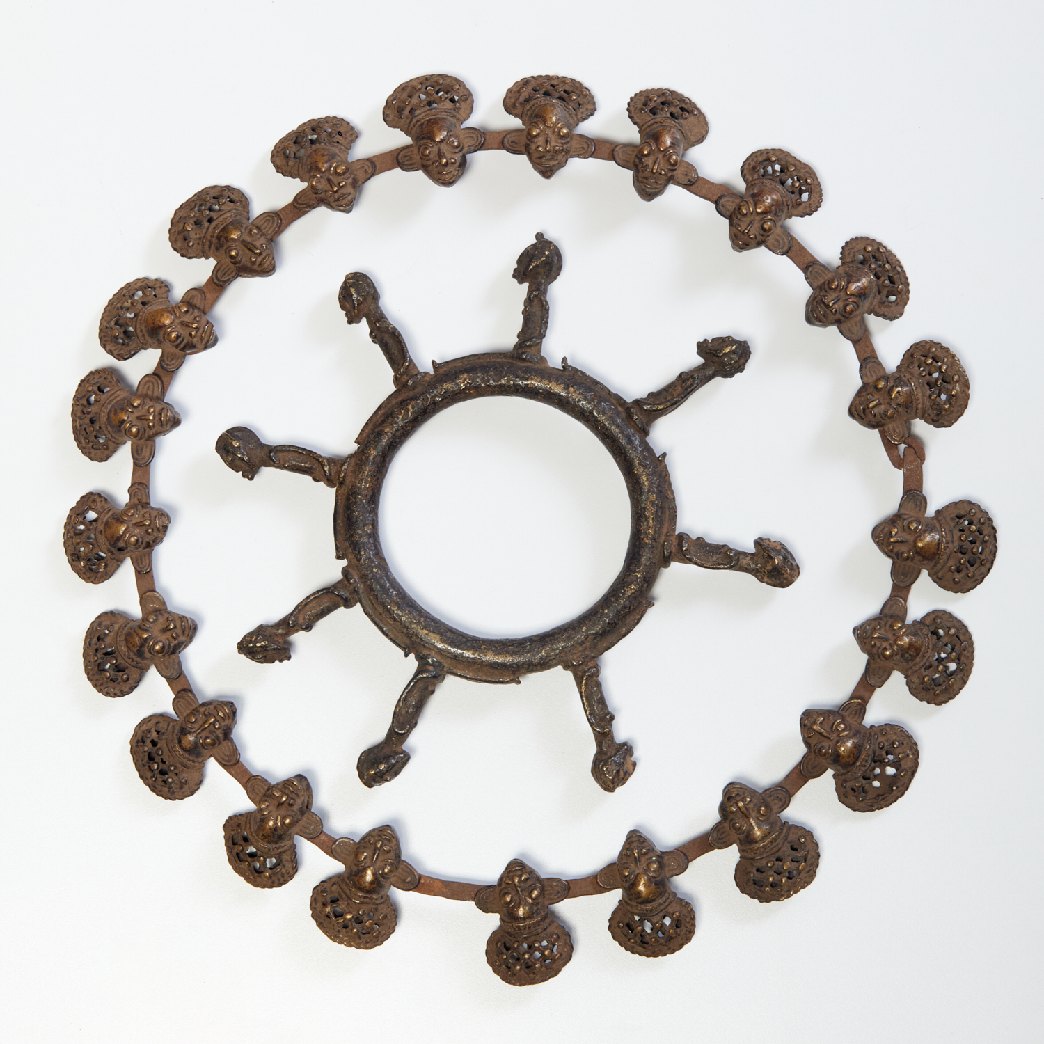 (2) WEST AFRICAN BRONZE RING
