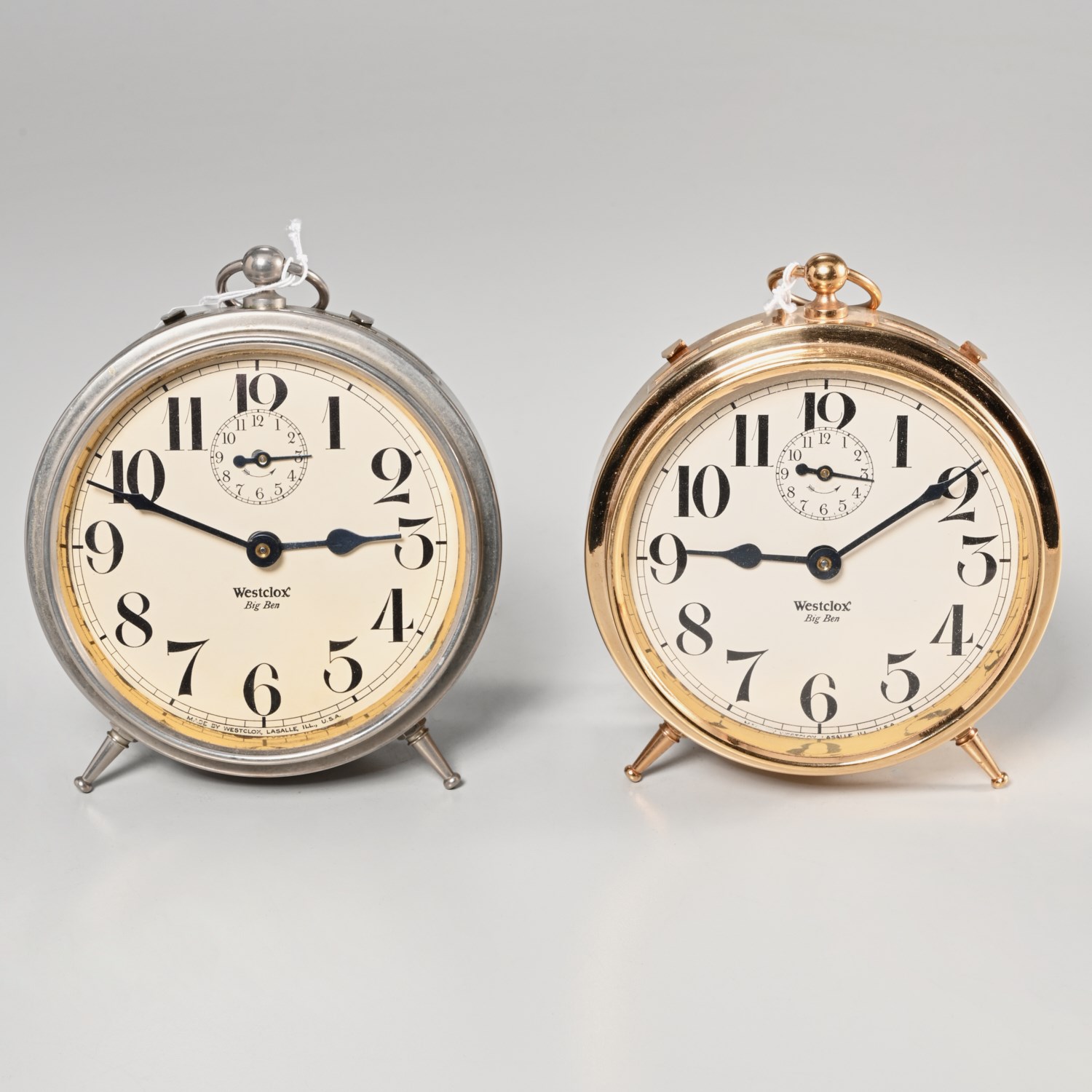 (2) WESTCLOX VINTAGE "BIG BEN"ALARM