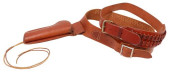 (2) WESTERN TAN LEATHER GUN BE