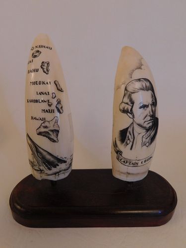 2 WHALE TEETH ON STAND BY ANDHI2