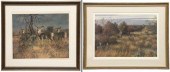 (2) WILDLIFE STAG PRINTS, GARY