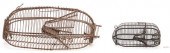 2 WIRE CAGE ANIMAL TRAPS, POSS