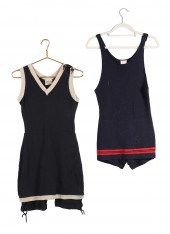 (2) Womens early 20th c swim c