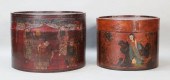 2 WOODEN CHINESE FOOD BOXES2 b