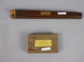 (2) WOODEN REMNANTS, TO INCLUD