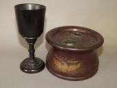 2 WOODEN TURNED ITEMSca. 1876-