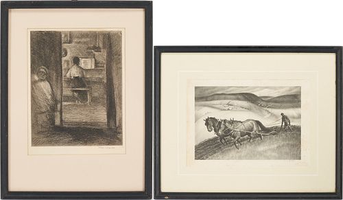 2 WPA ERA REGIONALIST PRINTS