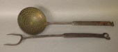 2 WROUGHT HEARTH UTENSILSca. 1