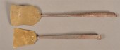 2 WROUGHT IRON HANDLE BRASS BL