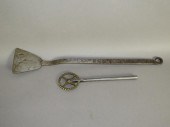 2 WROUGHT IRON KITCHEN UTENSIL