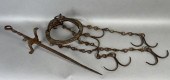 2 WROUGHT IRON PRIMITIVES CA.