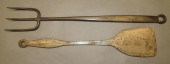 2 WROUGHT IRON UTENSILSca. 19t