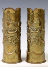 (2) WWI-ERA TRENCH ART ARTILLE