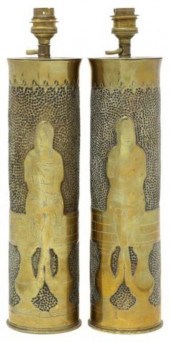 (2) WWI-ERA TRENCH ART ARTILLE