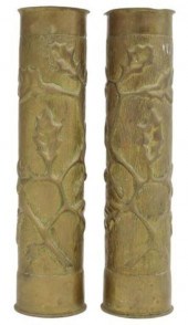 (2) WWI-ERA TRENCH ART ARTILLE