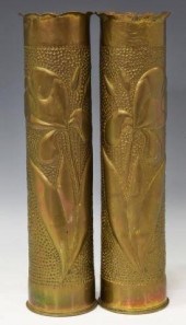 (2) WWI-ERA TRENCH ART ARTILLE